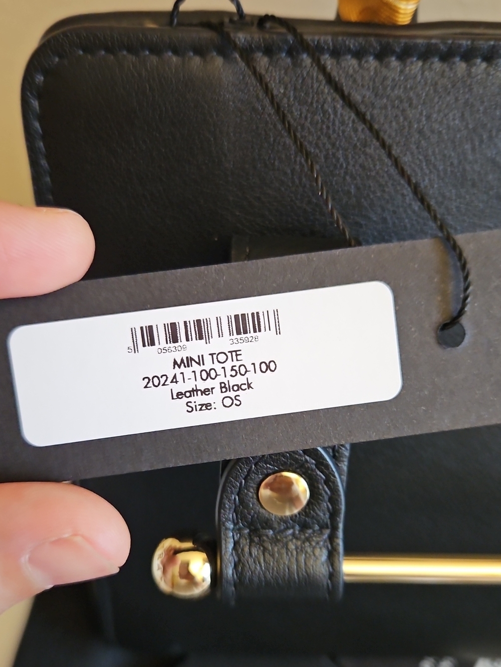 Strathberry Mini Tote In Black - Picture 8 of 9